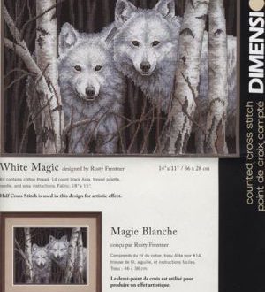 безкоштовна схема для вишивки біла магія Dimensions 35035 White Magic