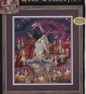 схема для вишивки хрестиком Червоний чарівник Dimensions 35141 Scarlet Wizard