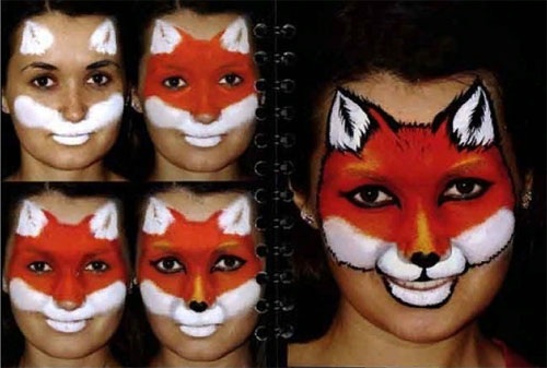 Аквагрим - Лисиця