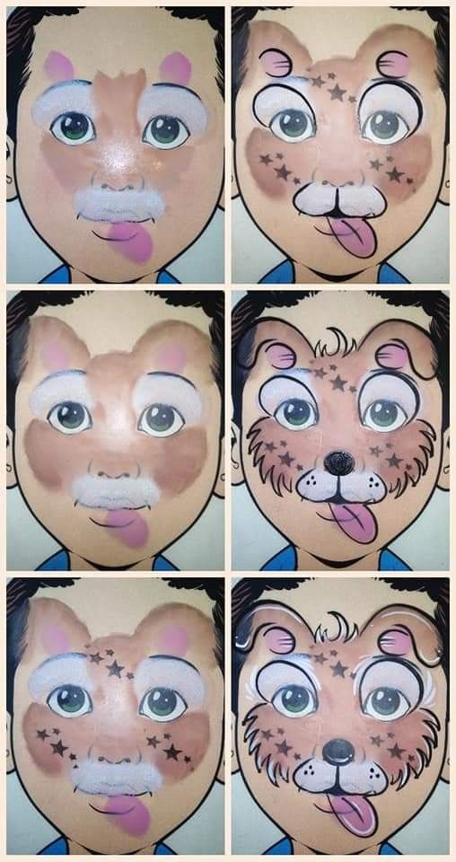 Аквагрим - Собачка