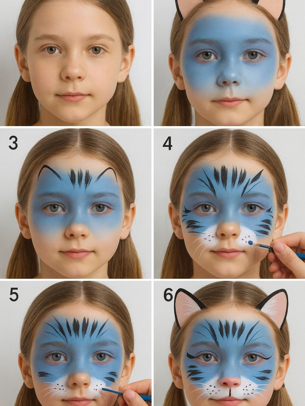 Аквагрим котик