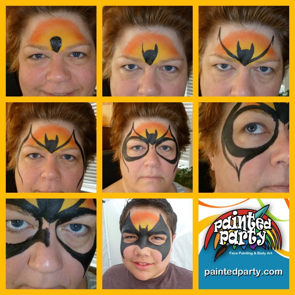 Аквагрим - Бетмен