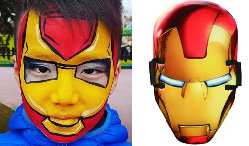 Аквагрим - Залізна людина