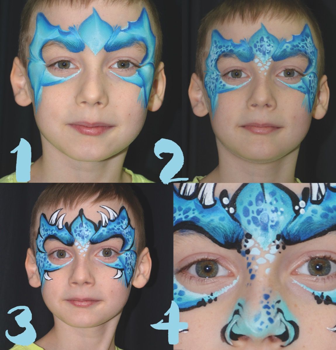 Аквагрим - Дракон