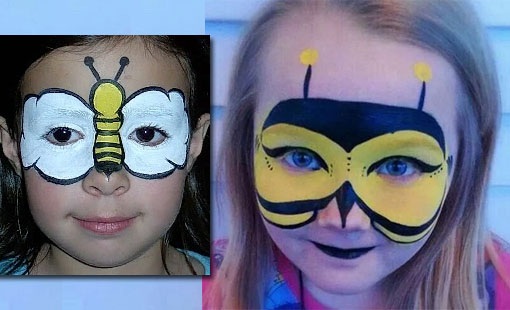 Аквагрим - Бджілка