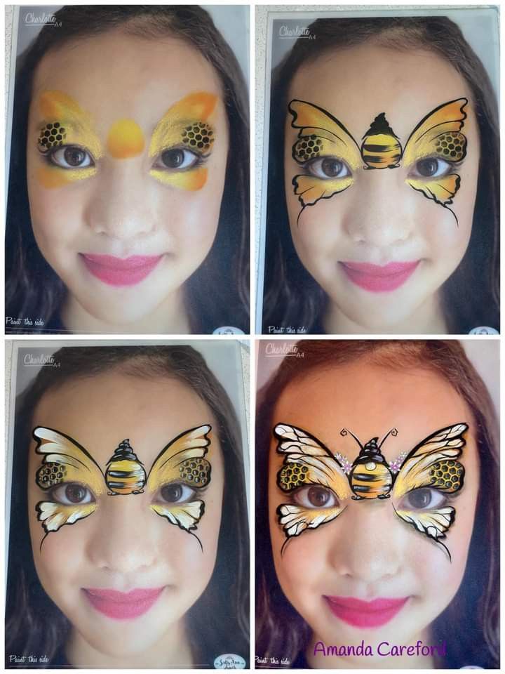 Аквагрим - Бджілка