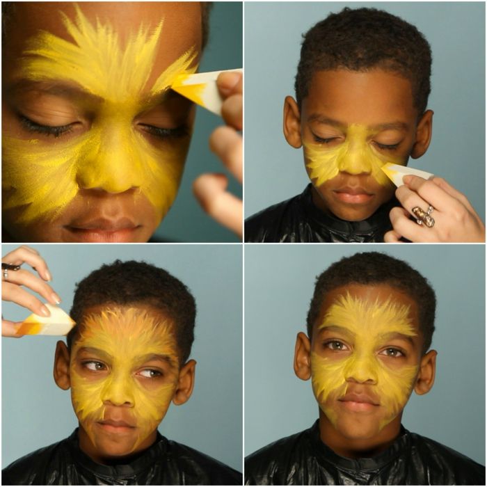 Лев - аквагрим