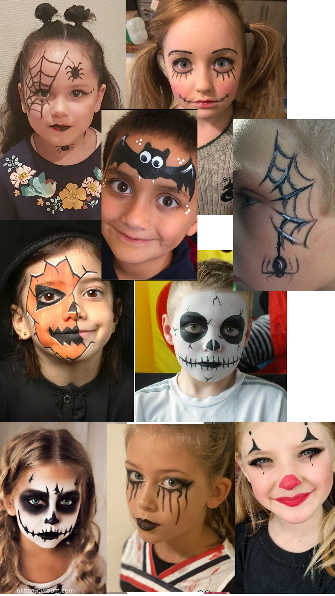 Ідеї аквагриму на Гелловін