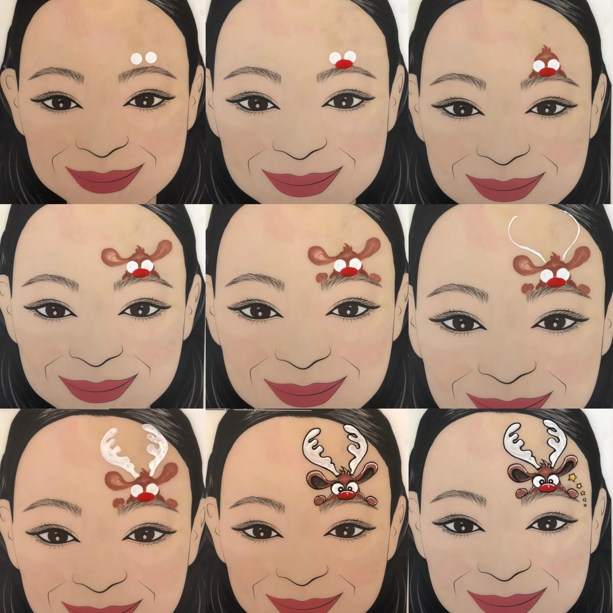 Аквагрим на Новий рік