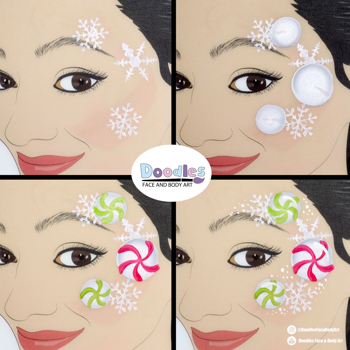 Аквагрим на Новий рік