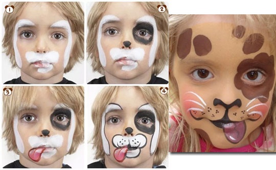 Аквагрим - Собачка