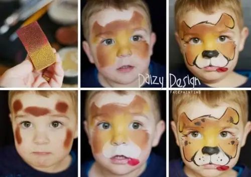 Аквагрим - Собачка