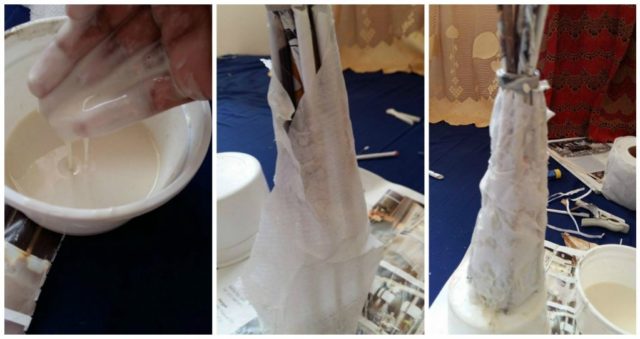 Процес виготовлення статуетки африканки